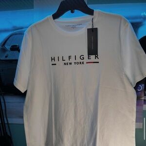 Tommy Hilfiger White Tee with Logo